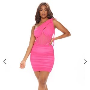 Luxurious Occasion Mini Dress - Pink